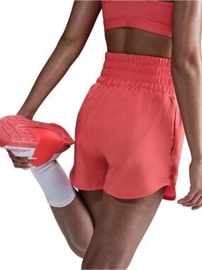 LIKE NEW Women's Nike One Dri-FIT Ultra High-Waisted Shorts - Magic Ember